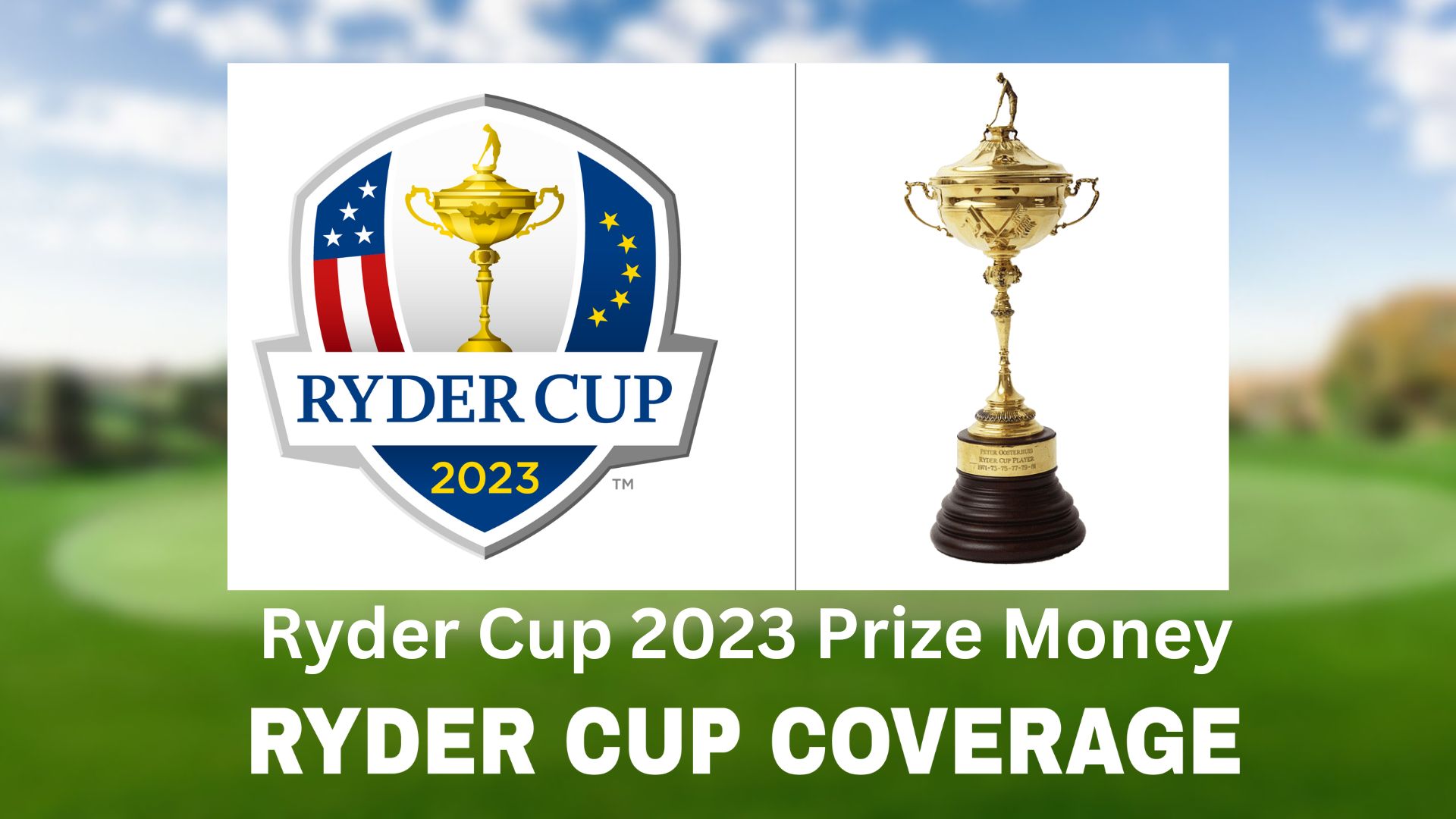Ryder Cup Prize Money