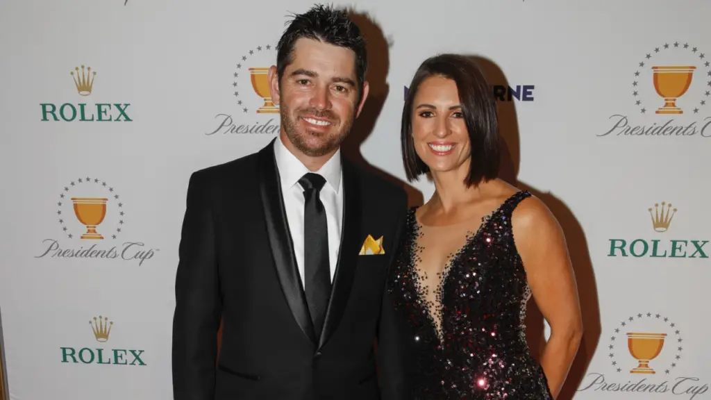 Louis Oosthuizen with his wife Nel-Mare Oosthuizen